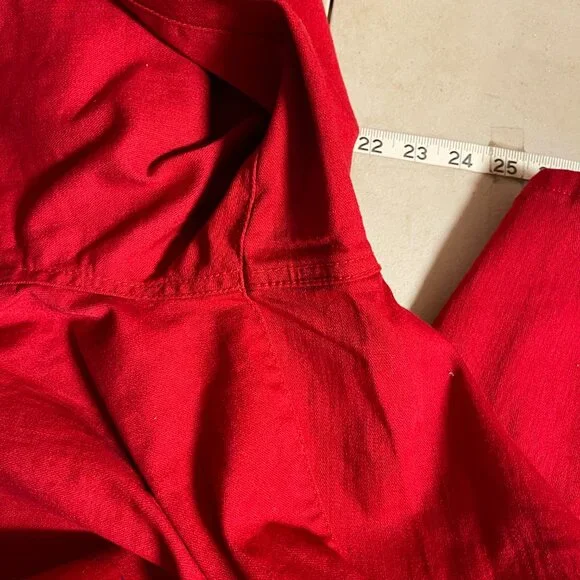 Westport Signature Fit Capri Pants - Bold Red (Size 24W) - Picture 11 of 11